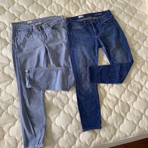 Gap 1969 two pair of leggings jeans